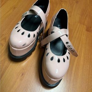 Lamoda Evermore Pink Platform Maryjanes Sz 6-6.5